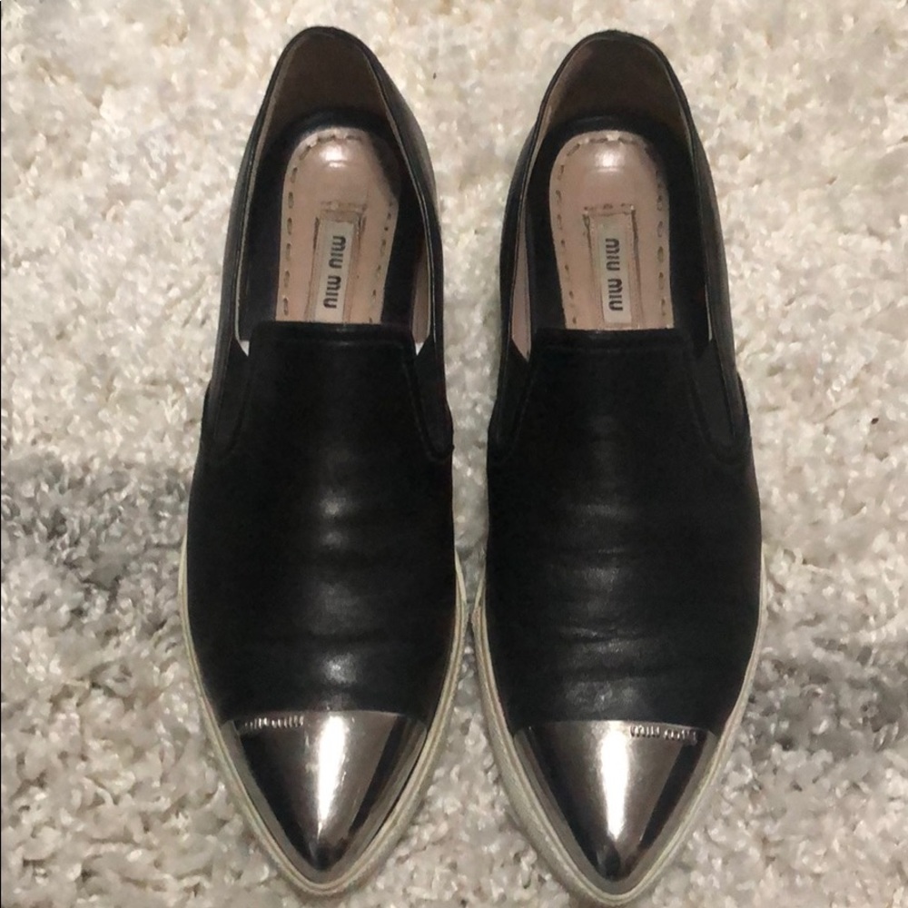 Miu Miu slip on sneakers